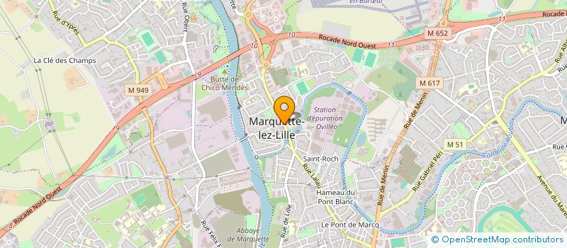 localisation de l'entreprise MONSIEUR KEN GALLIEZ  MARQUETTE-LEZ-LILLE