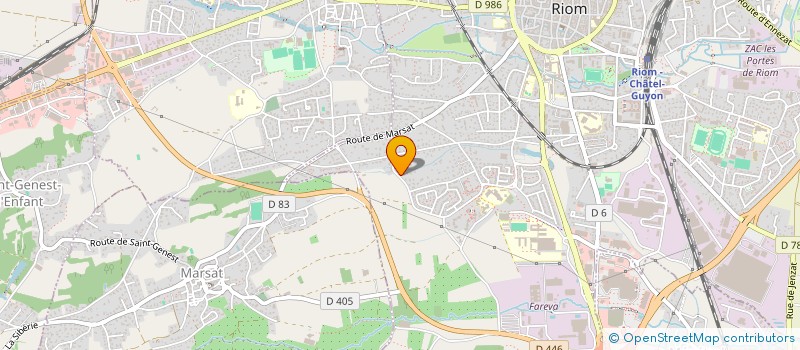 localisation de l'entreprise MONSIEUR KEN JAUSSI  RIOM