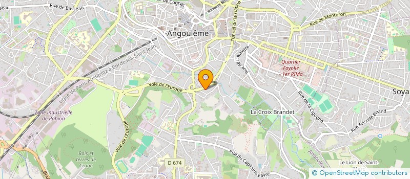 localisation de l'entreprise MONSIEUR KEN LAGRENEE à ANGOULEME