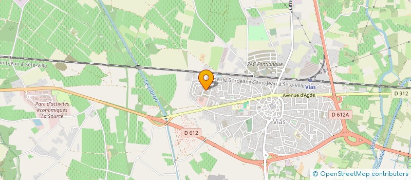 localisation de l'entreprise MONSIEUR KEN LAINSEUR  VIAS