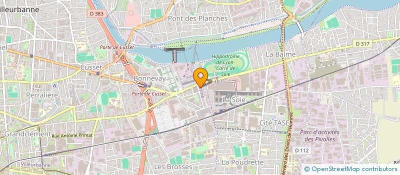 localisation de l'entreprise MONSIEUR KEN MENDOULA  VILLEURBANNE