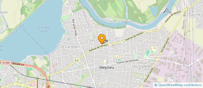 localisation de l'entreprise MONSIEUR KEN PHAMANIVANH  MEYZIEU