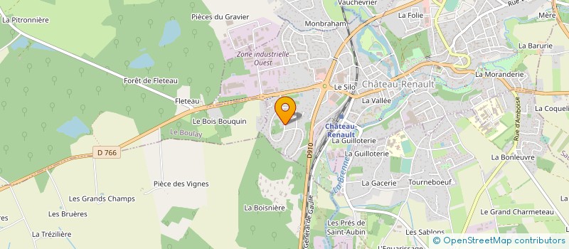 localisation de l'entreprise MONSIEUR KEN PLUMEJEAU à CHATEAU-RENAULT