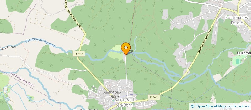 localisation de l'entreprise MONSIEUR KEN WALLRAVEN  SAINT-PAUL-EN-BORN