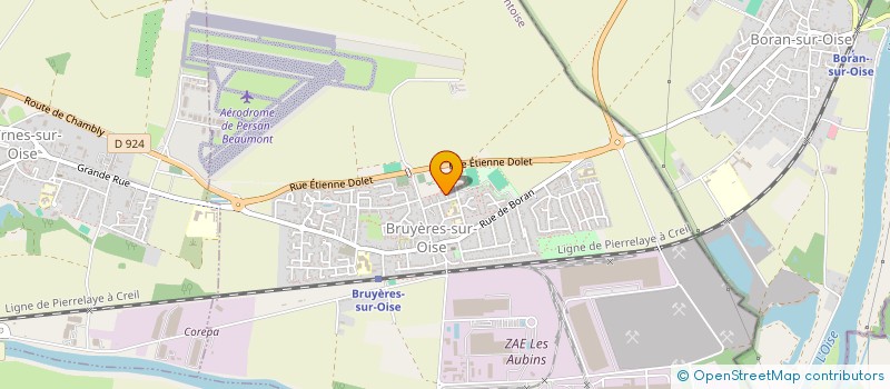 localisation de l'entreprise MONSIEUR KEN YENGO  BRUYERES-SUR-OISE