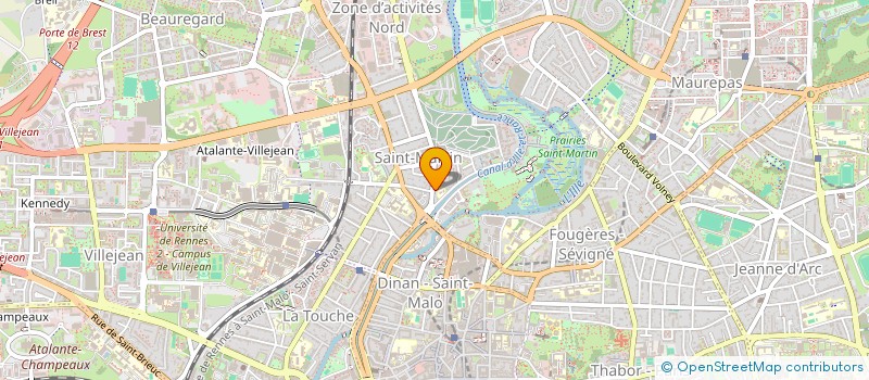 localisation de l'entreprise MONSIEUR KENA DRAME  RENNES