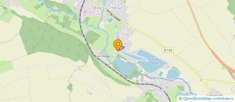 localisation de l'entreprise MONSIEUR KENAEL FASQUEL  MILLY-SUR-THERAIN