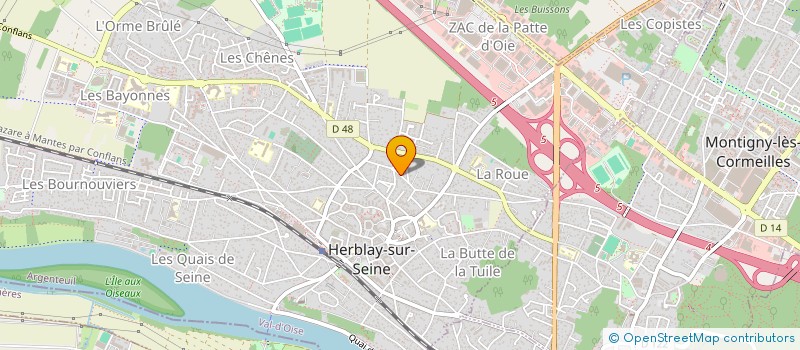 localisation de l'entreprise MONSIEUR KENAN BAYRAKTAR  HERBLAY-SUR-SEINE