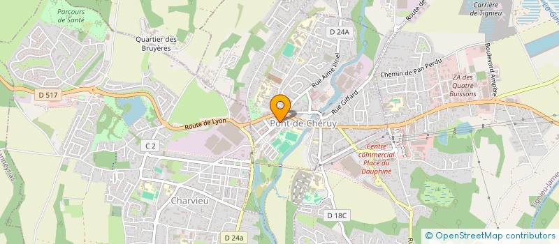 localisation de l'entreprise MONSIEUR KENAN BURKACIN  PONT-DE-CHERUY