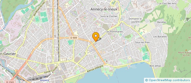 localisation de l'entreprise MONSIEUR KENAN GOKMEN à ANNECY