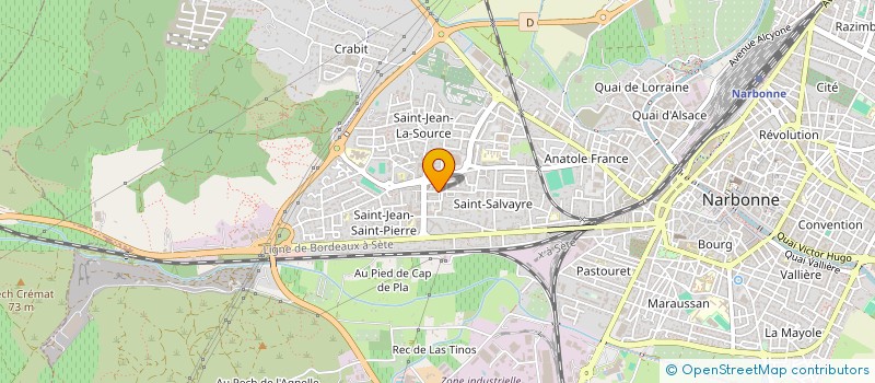 localisation de l'entreprise MONSIEUR KENAN GURBUZ à NARBONNE