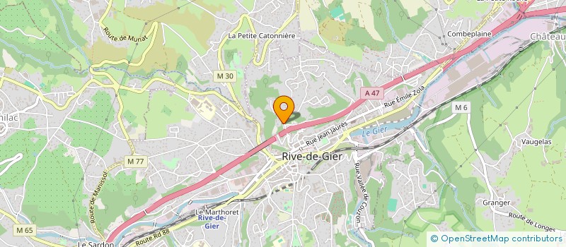 localisation de l'entreprise MONSIEUR KENAN KORKMAZ  RIVE-DE-GIER