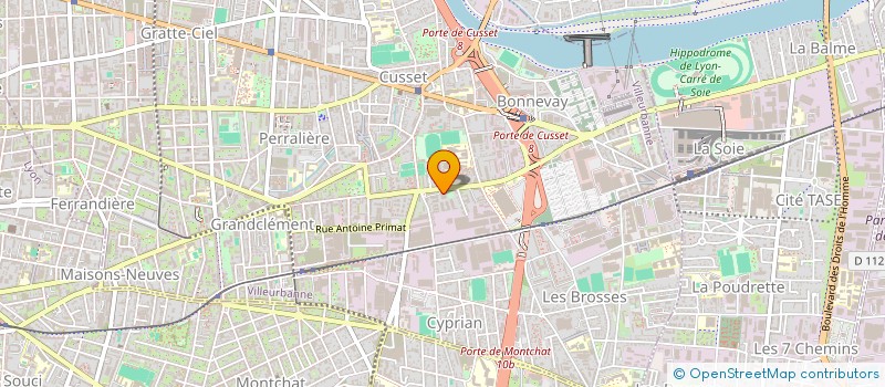 localisation de l'entreprise MONSIEUR KENAYEL RAMANICH  VILLEURBANNE