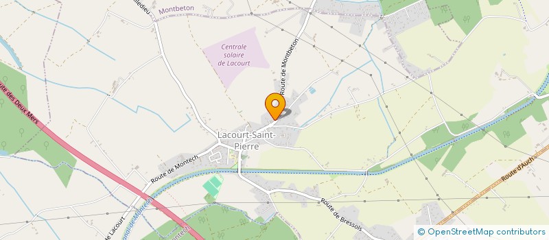 localisation de l'entreprise MONSIEUR KENDGY LEBOSQ  LACOURT-SAINT-PIERRE