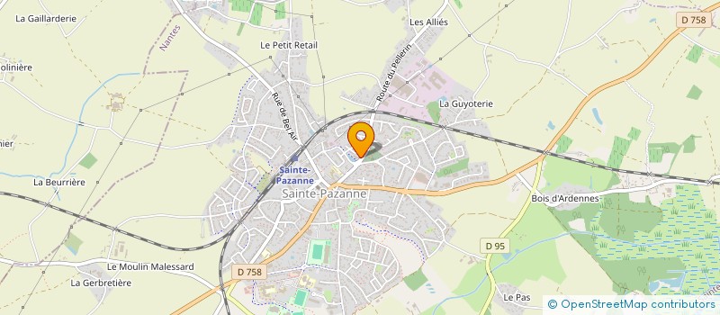 localisation de l'entreprise MONSIEUR KENDY BRIAND  SAINTE-PAZANNE