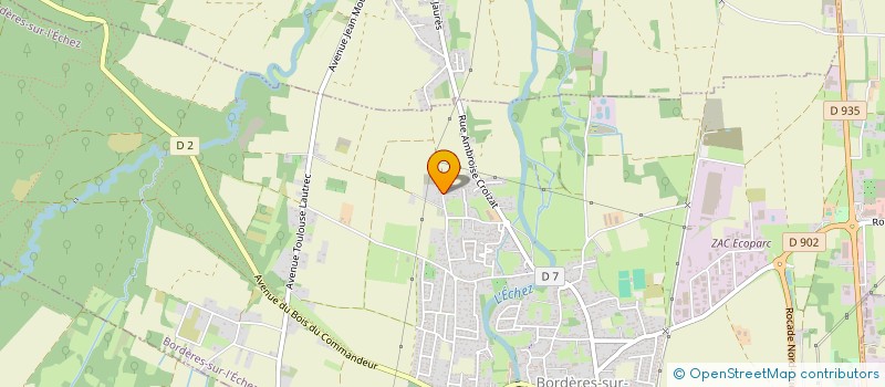 localisation de l'entreprise MONSIEUR KENDY LOPEZ  BORDERES-SUR-L'ECHEZ