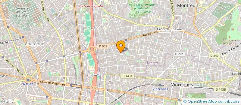 localisation de l'entreprise MONSIEUR KENE DOUCOURE à MONTREUIL