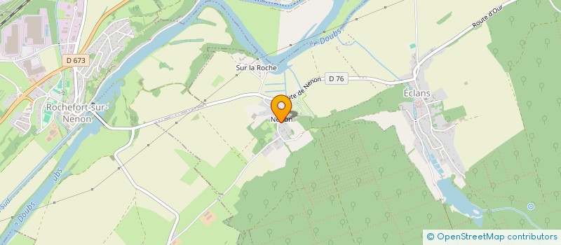 localisation de l'entreprise MONSIEUR KENENI BRIGAND  ECLANS-NENON