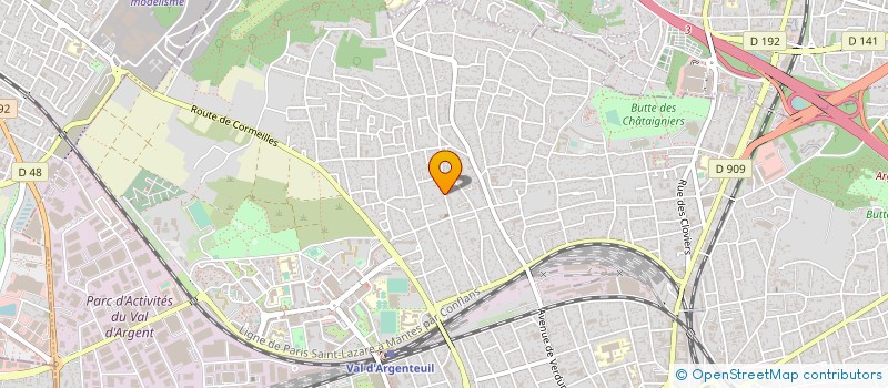 localisation de l'entreprise MONSIEUR KENENY HORNEGG  ARGENTEUIL