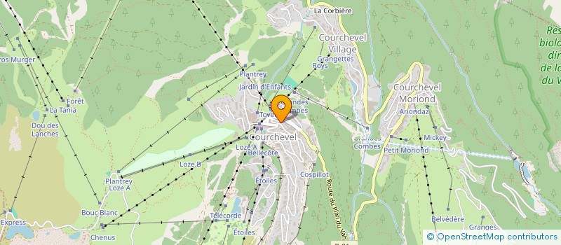 localisation de l'entreprise MONSIEUR KENETH DICKSON à COURCHEVEL