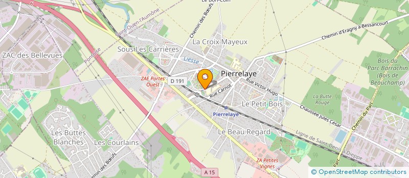 localisation de l'entreprise MONSIEUR KENIUM MASSALA NKOUNKOU  PIERRELAYE