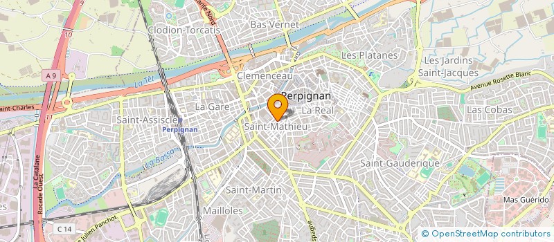 localisation de l'entreprise MONSIEUR KENJI DOUBLIER  PERPIGNAN