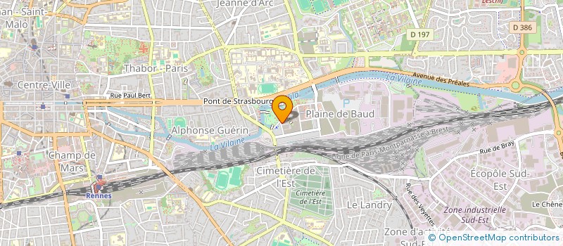 localisation de l'entreprise MONSIEUR KENJI HAMAGUCHI  RENNES