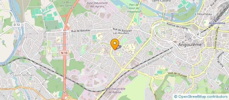 localisation de l'entreprise MONSIEUR KENJI LIMBERGERE  ANGOULEME
