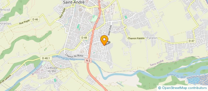 localisation de l'entreprise MONSIEUR KENJI RAMSAMY à SAINT-ANDRE