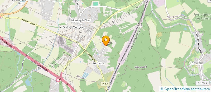localisation de l'entreprise MONSIEUR KENJY CORPET à VILLEVAUDE