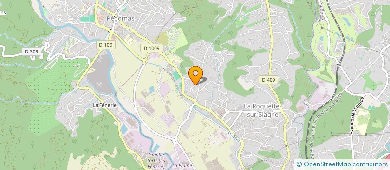 localisation de l'entreprise MONSIEUR KENNEDY HELENO PINTO CORREIA à LA ROQUETTE-SUR-SIAGNE