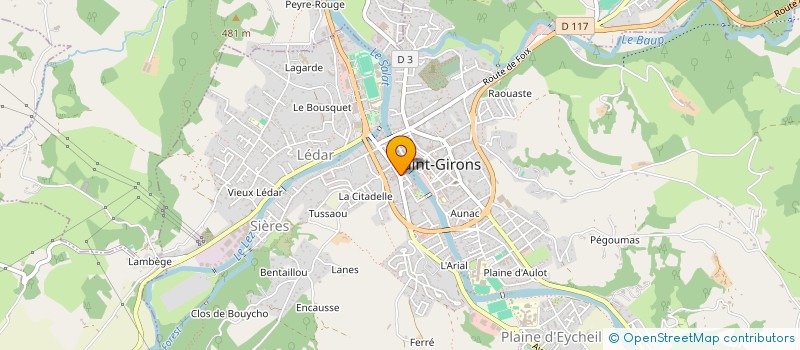 localisation de l'entreprise MONSIEUR KENNEDY KOSILAHY à SAINT-GIRONS