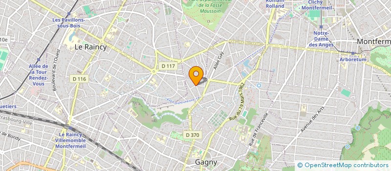 localisation de l'entreprise MONSIEUR KENNEDY PEDROSA DE MOURA  GAGNY