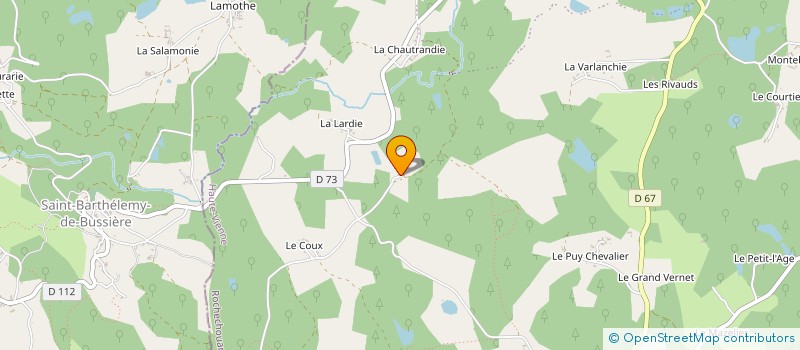 localisation de l'entreprise MONSIEUR KENNETH ARNOLD à MAISONNAIS-SUR-TARDOIRE