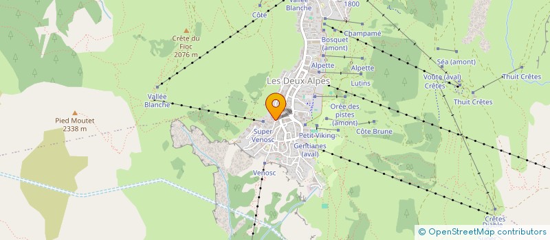 localisation de l'entreprise MONSIEUR KENNETH BIGGS  LES DEUX ALPES