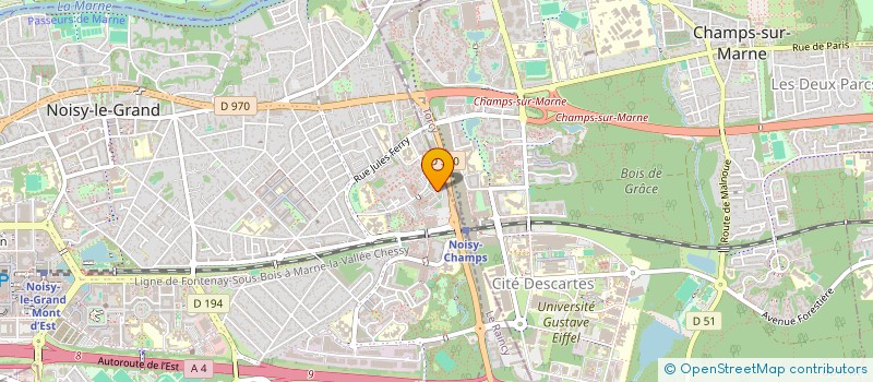 localisation de l'entreprise MONSIEUR KENNETH DUGADOER  NOISY-LE-GRAND