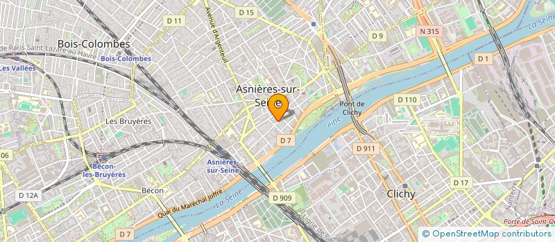 localisation de l'entreprise MONSIEUR KENNETH GANDRILLE  ASNIERES-SUR-SEINE