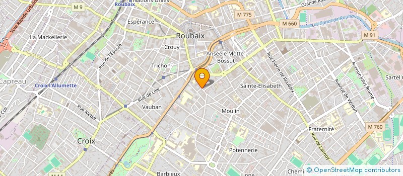localisation de l'entreprise MONSIEUR KENNETH HAROLD AKIM TOE à ROUBAIX