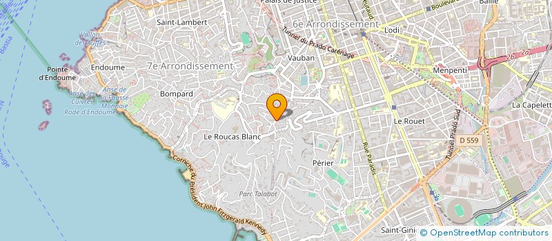 localisation de l'entreprise MONSIEUR KENNETH MEFFRE  MARSEILLE