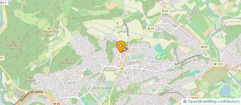 localisation de l'entreprise MONSIEUR KENNETH NTETE MBITA  CLAPIERS