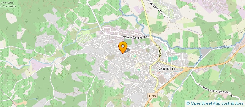 localisation de l'entreprise MONSIEUR KENNETH TAYLOR  COGOLIN