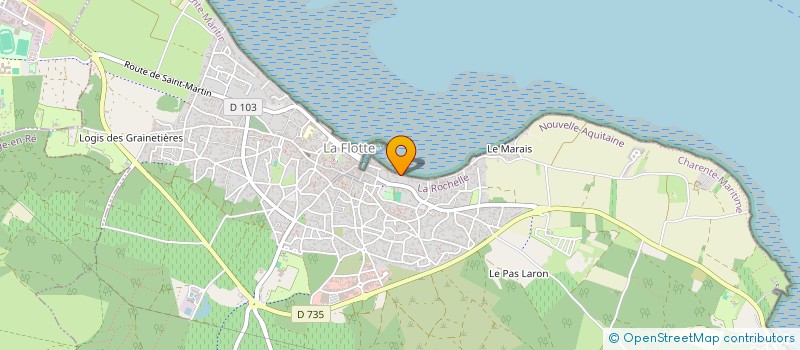 localisation de l'entreprise MONSIEUR KENNETH WESSON  LA FLOTTE