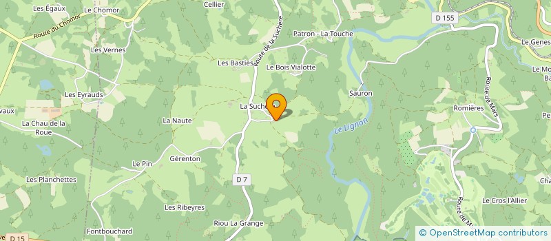 localisation de l'entreprise MONSIEUR KENNETH WILLIAM MACKELLAR  LE CHAMBON SUR LIGNON