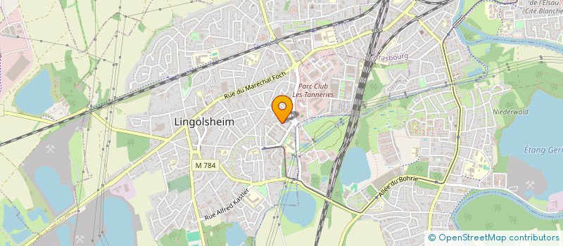 localisation de l'entreprise MONSIEUR KENNY AFSENDE  LINGOLSHEIM