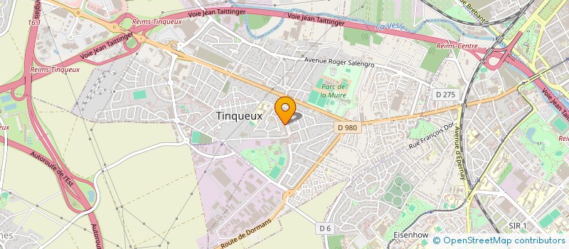 localisation de l'entreprise MONSIEUR KENNY BECUWE à TINQUEUX