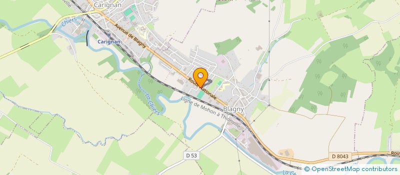 localisation de l'entreprise MONSIEUR KENNY BERTRAND  BLAGNY