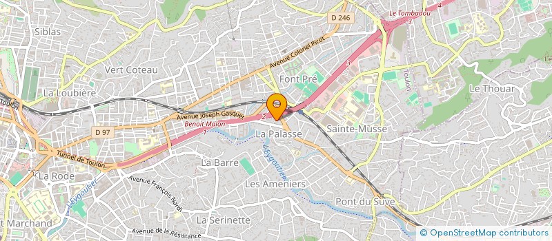 localisation de l'entreprise MONSIEUR KENNY BIGNOUX  TOULON