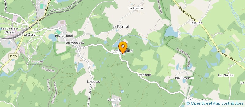 localisation de l'entreprise MONSIEUR KENNY BLOMME à BUSSIERE-GALANT