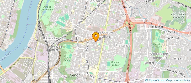 localisation de l'entreprise MONSIEUR KENNY CARVALHO  CENON