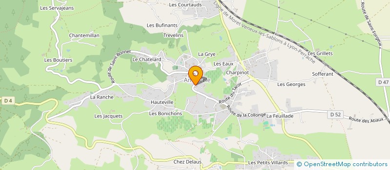 localisation de l'entreprise MONSIEUR KENNY CHAPELON à AMBIERLE
